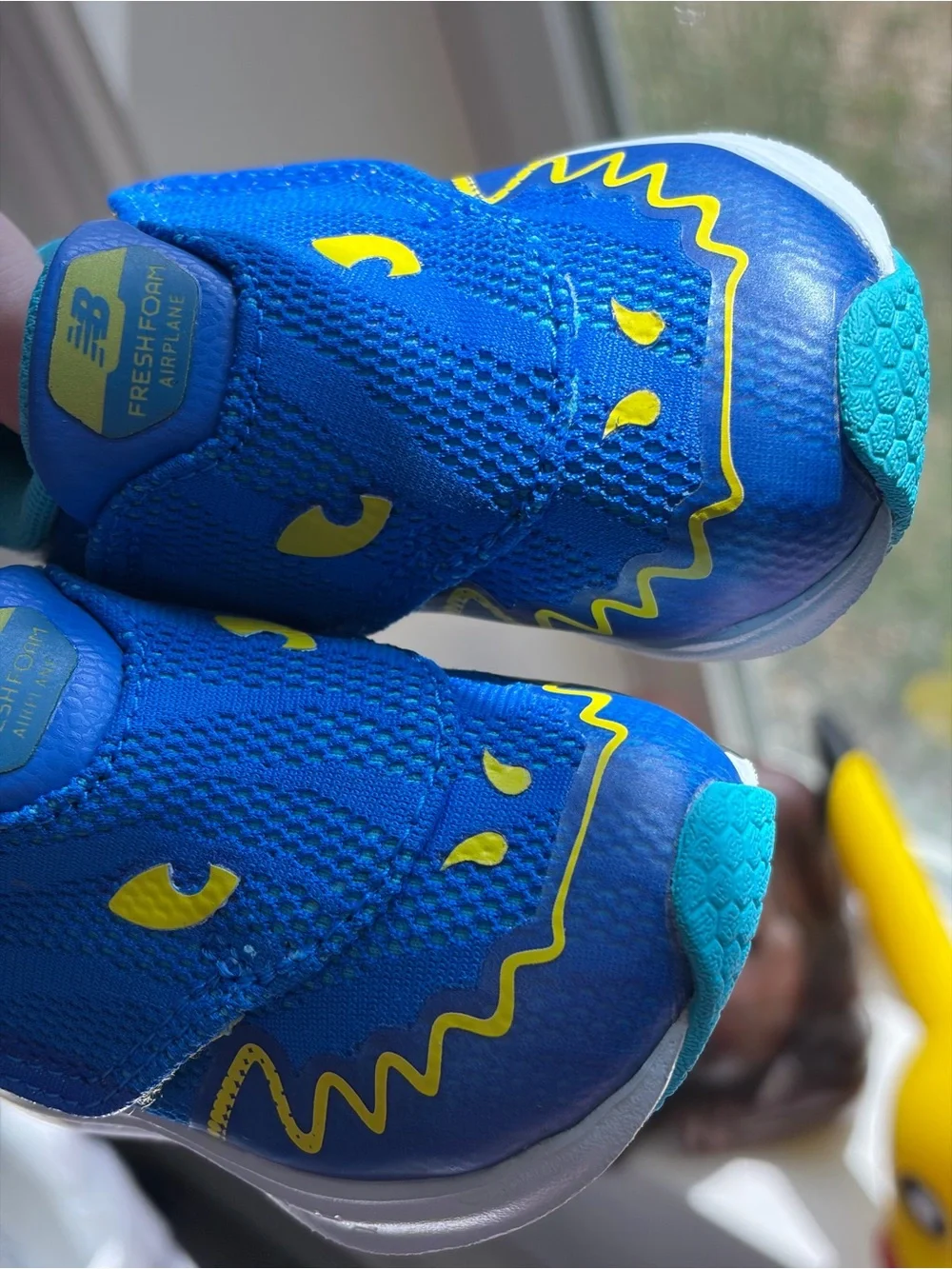 New Balance Blue and Yellow Kids' Sneakers